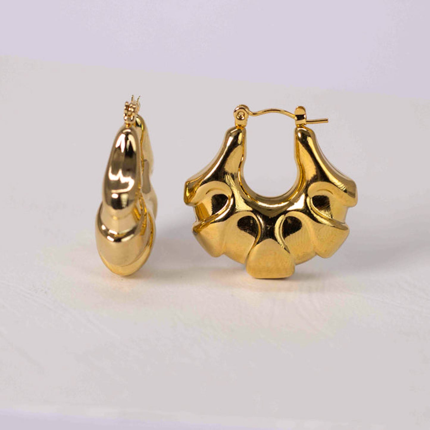 Croissant Hoop Earrings