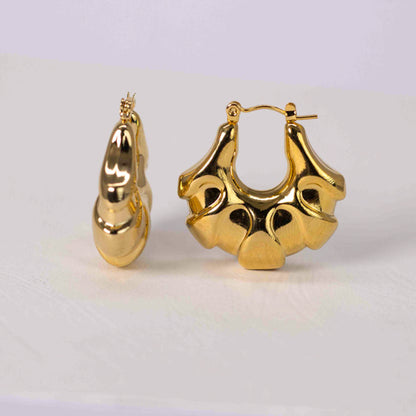 Croissant Hoop Earrings
