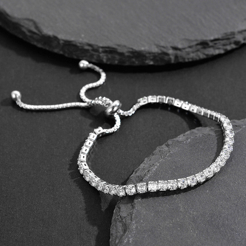 Tennis Bracelet (Silver)