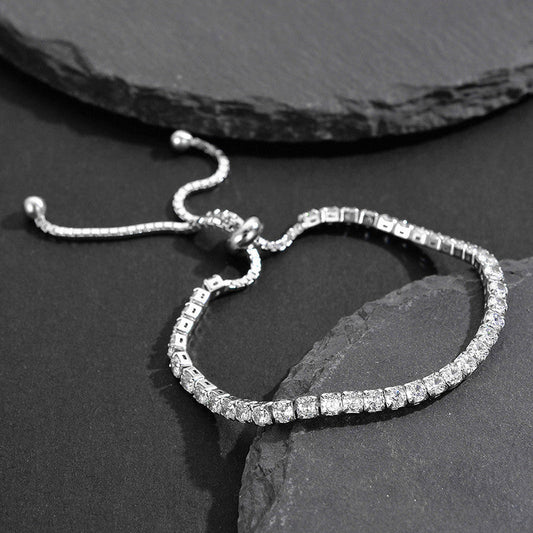 Tennis Bracelet (Silver)