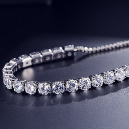 Tennis Bracelet (Silver)
