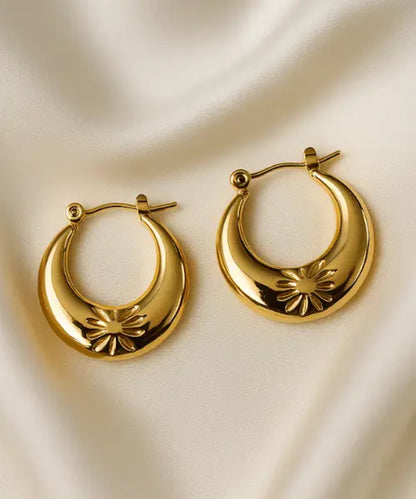 Sun Hoop Earrings