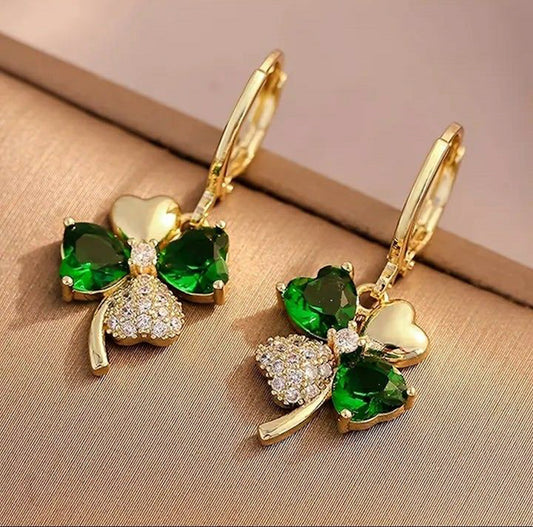 Clover Leaf Drop Earrings