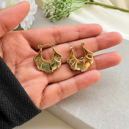 Croissant Hoop Earrings